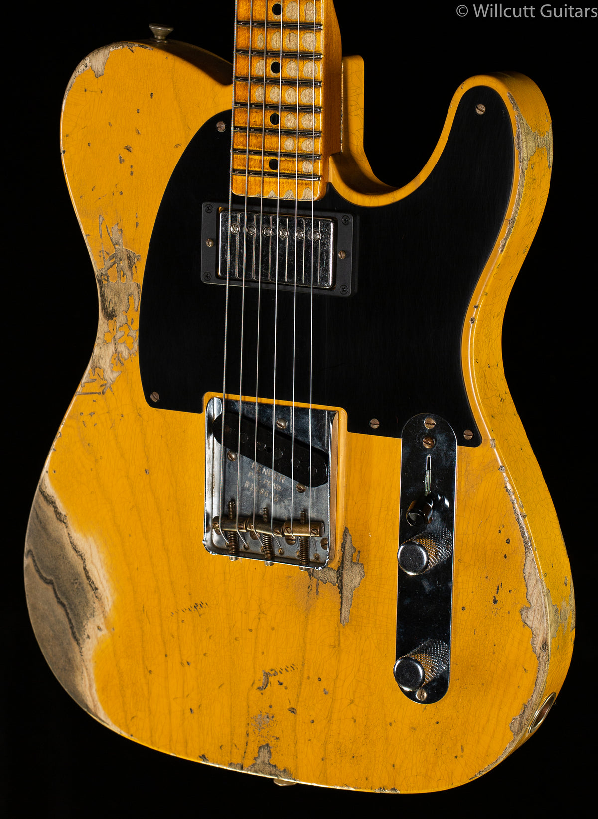 Fender Custom Shop Limited Edition &#39;51 HS Telecaster Heavy Relic Maple Fingerboard Aged Butterscotch Blonde