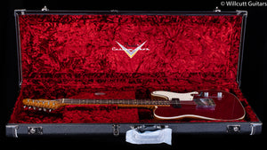 Fender Custom Shop LTD P90 Mahogany Telecaster Journeyman Relic Aged Firemist Red