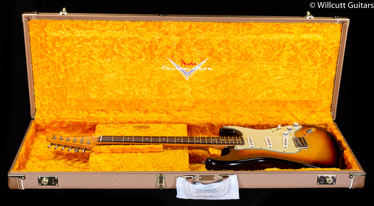 Fender Custom Shop 1960 Stratocaster Journeyman Brazilian Handwound 3-Tone Sunburst Masterbuilt