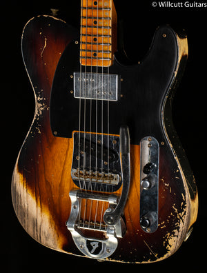Fender Custom Shop CuNiFe Blackguard Telecaster Bigsby Heavy Relic Faded Wide 2-Tone Sunburst