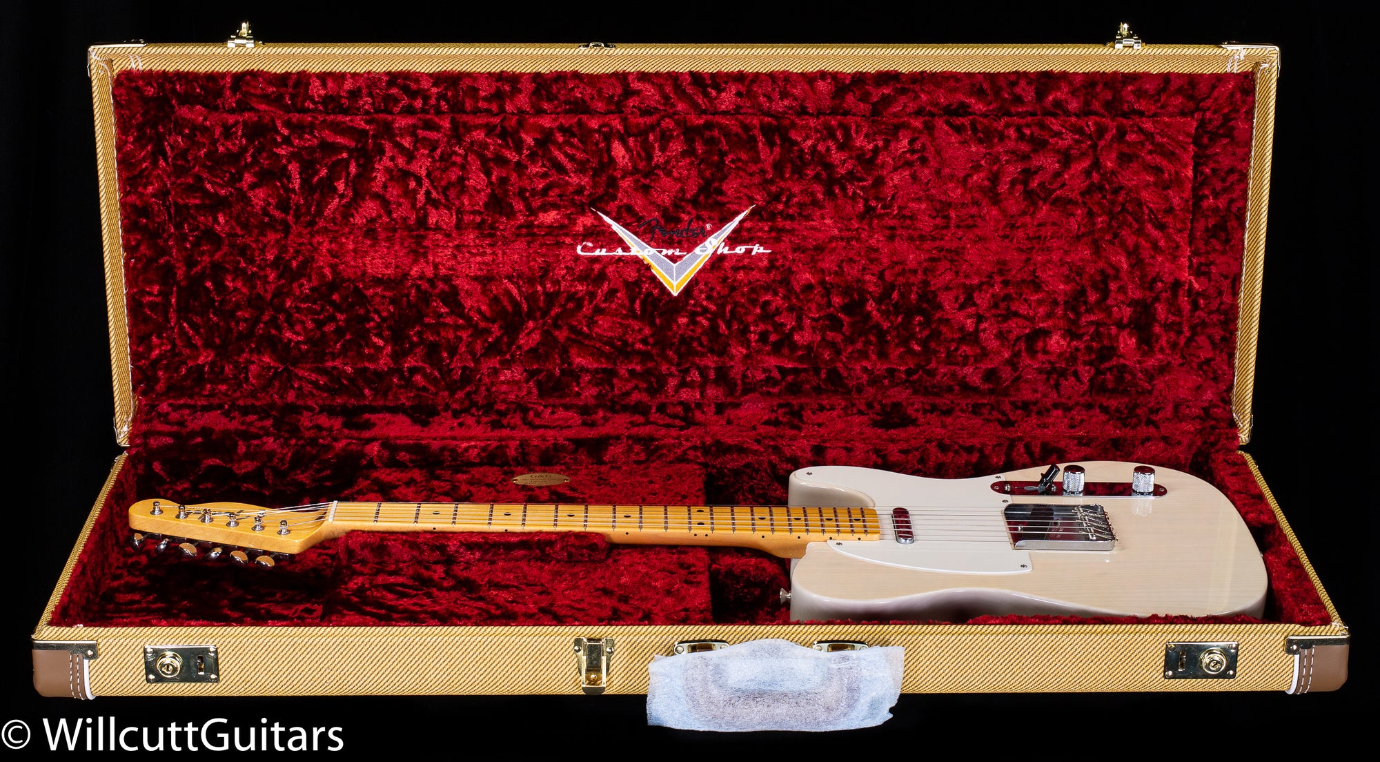 Fender Custom Shop Vintage Custom 1958 Top-Load Telecaster NOS Aged Wh ...