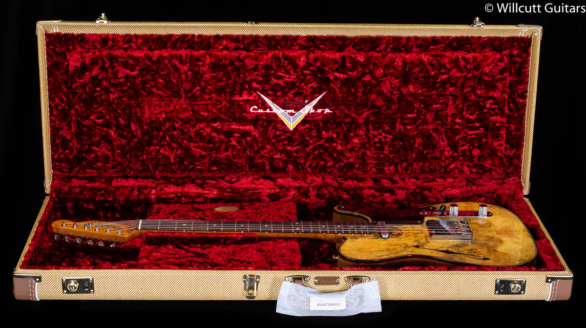 Fender Custom Shop Limited Edition Artisan Buckeye Double Esquire Aged Natural