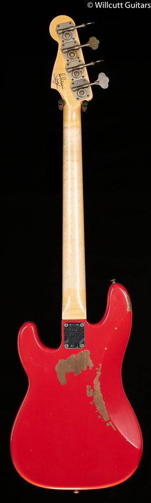 Fender Custom Shop Pino Palladino Signature Precision Bass Rosewood Fingerboard Fiesta Red over Desert Sand