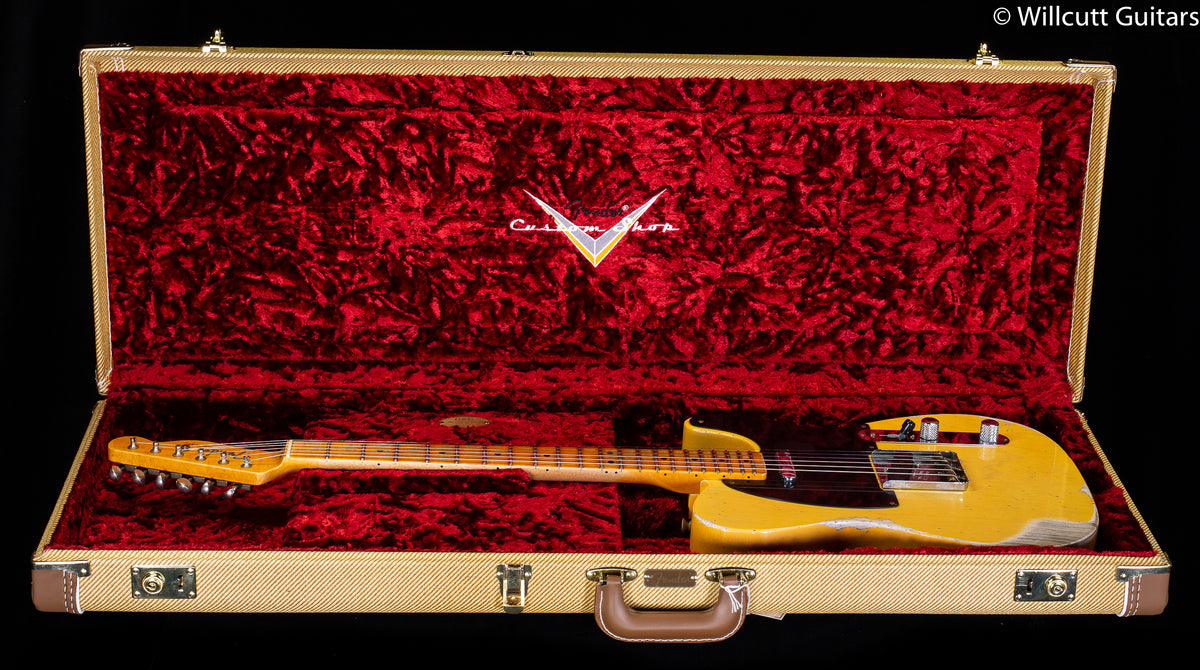 Fender Custom Shop Limited Edition '51 Telecaster Heavy Relic Maple Fingerboard Aged Nocaster Blonde