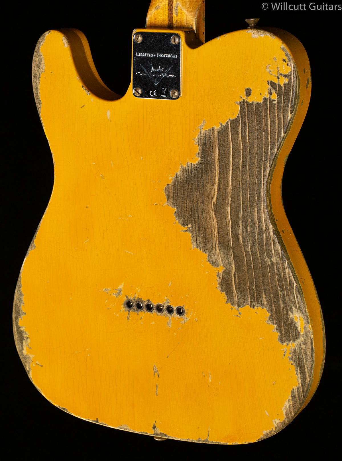 Fender Custom Shop LTD 50'S Pine Esquire Super Heavy Relic Aged Nocaster Blonde