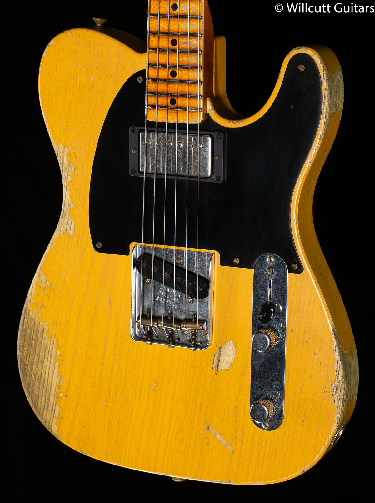 Fender Custom Shop Limited Edition &#39;51 HS Telecaster Heavy Relic Maple Fingerboard Aged Butterscotch Blonde
