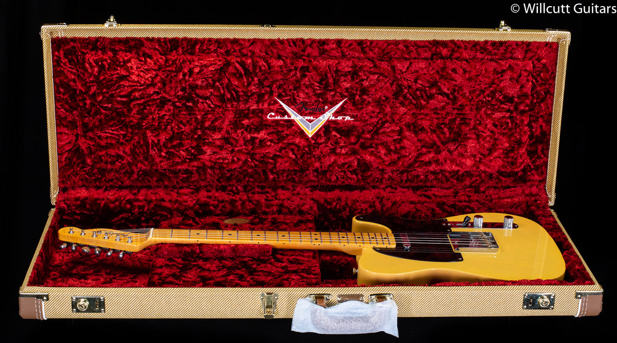 Fender Custom Shop Limited Edition '51 Telecaster DLX Closet Classic Maple Fingerboard Nocaster Blonde