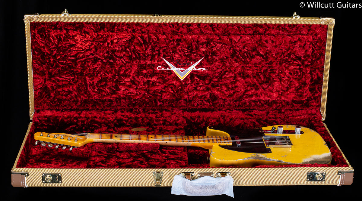Fender Custom Shop Limited Edition '51 Telecaster Heavy Relic Maple Fingerboard Aged Nocaster Blonde
