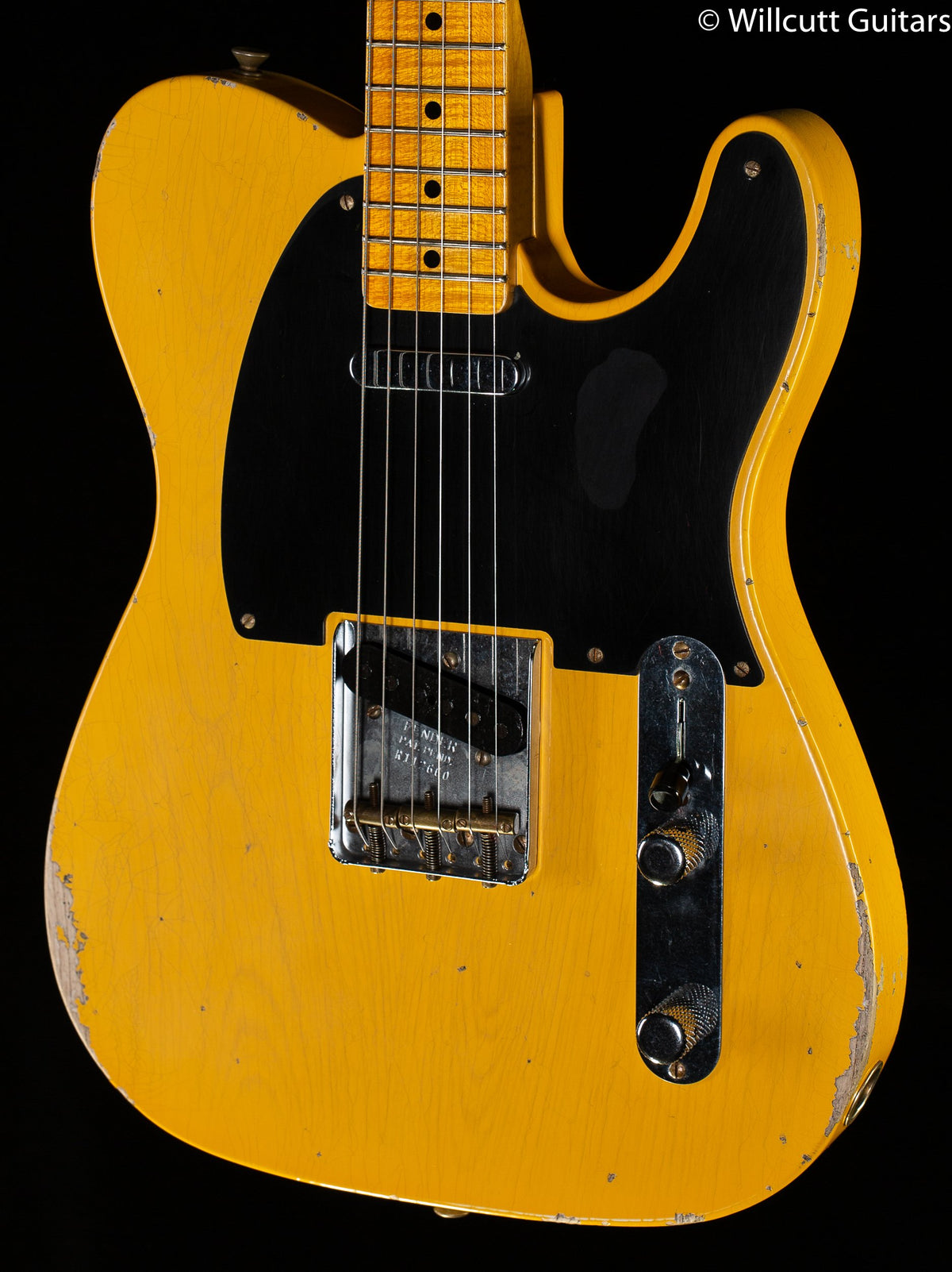 Fender Custom Shop Limited Edition &#39;51 Telecaster Relic Maple Fingerboard Aged Nocaster Blonde