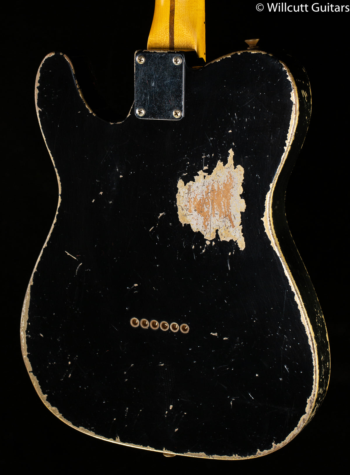 Fender Custom Shop Masterbuilt Todd Krause 56 TELE® Heavy RELIC Black over HLE Gold