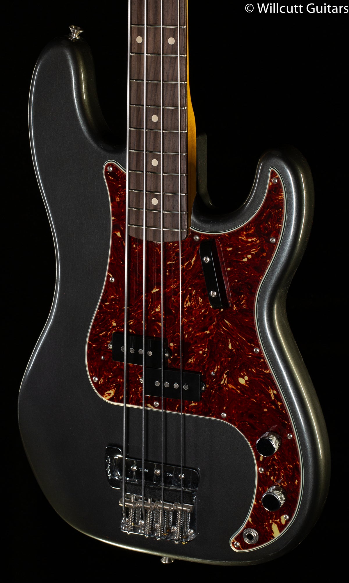 Fender Custom Shop Sean Hurley Signature 1961 Precision Bass Rosewood Fingerboard Aged Charcoal Frost
