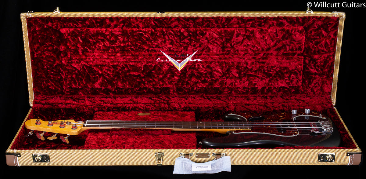 Fender Custom Shop Sean Hurley Signature 1961 Precision Bass Rosewood Fingerboard Aged Charcoal Frost