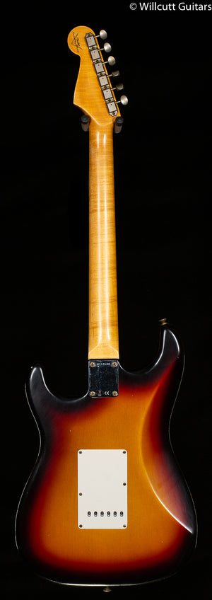 Fender Custom Shop Willcutt True '62 Stratocaster Journeyman Relic 3-Tone Sunburst 60s Oval C