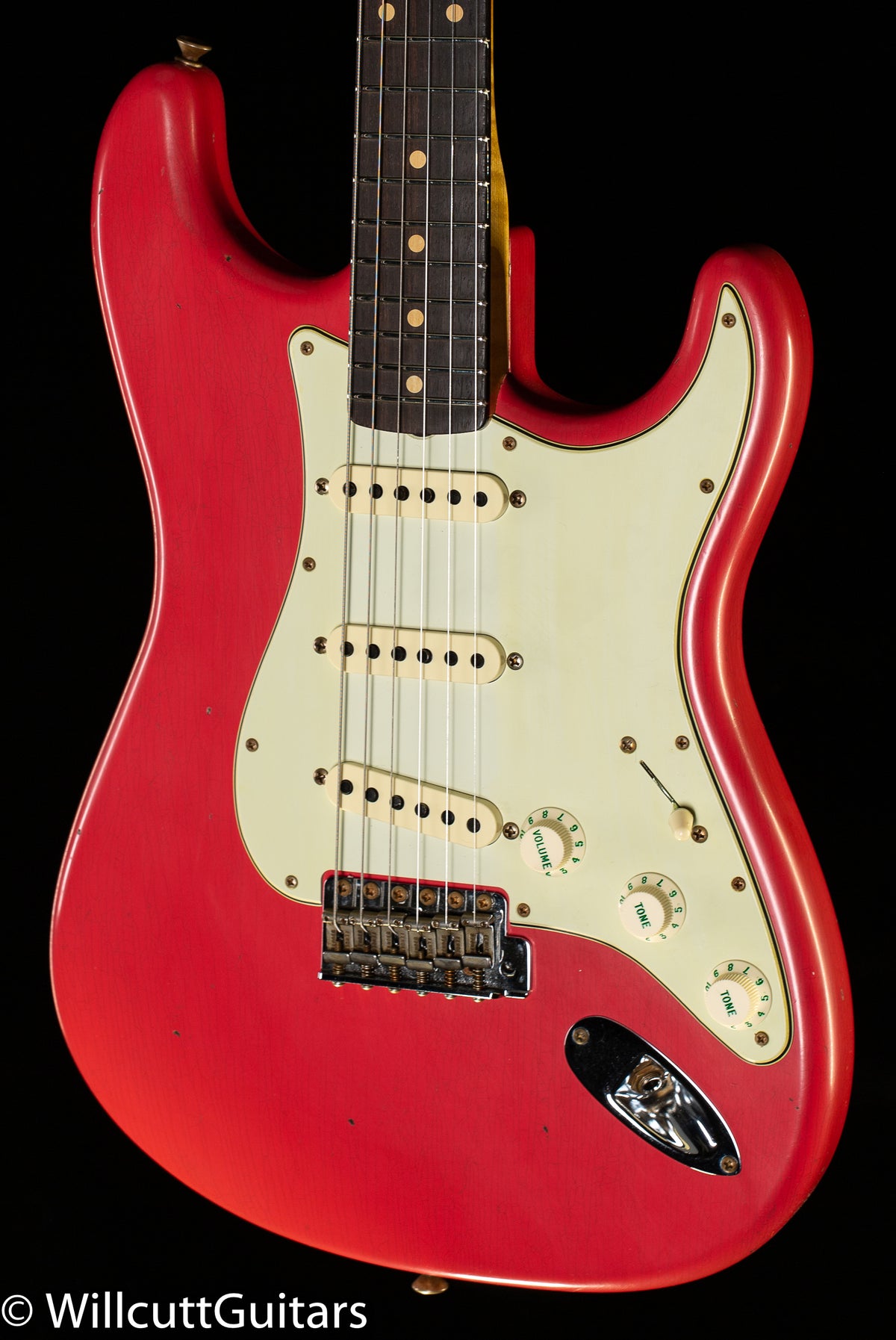 Fender Custom Shop Willcutt True &#39;62 Stratocaster Journeyman Relic Fiesta Red &#39;59 C