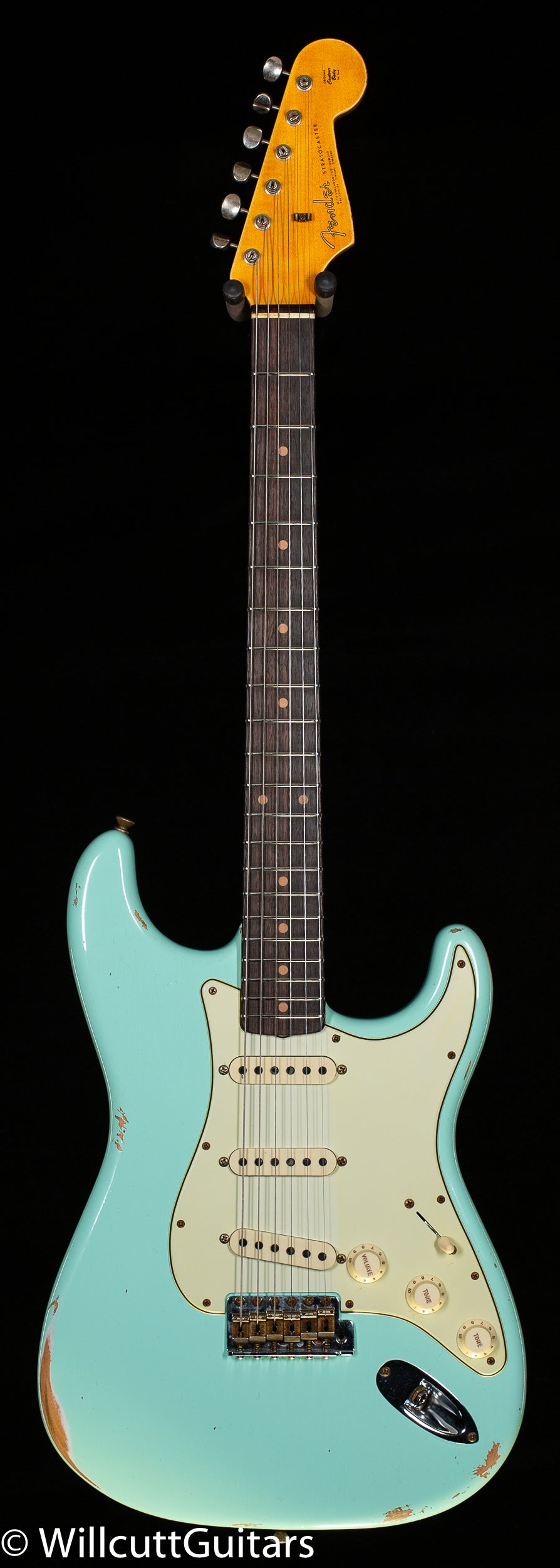 Fender Custom Shop &quot;The 63&quot; 1963 Stratocaster Relic Surf Green 65 C (652)