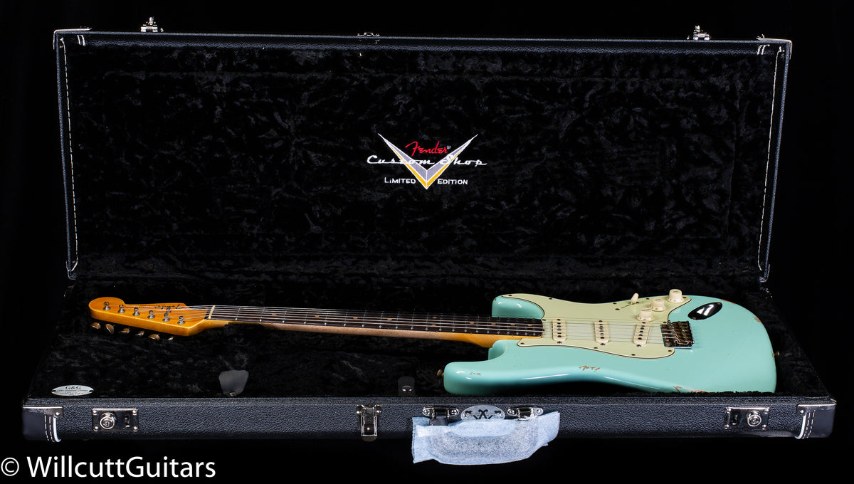 Fender Custom Shop &quot;The 63&quot; 1963 Stratocaster Relic Surf Green 65 C (652)