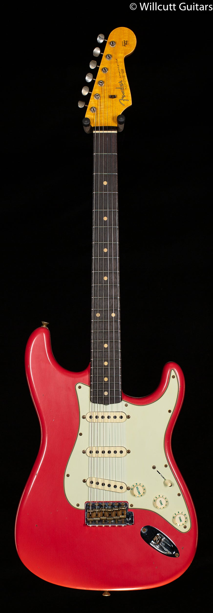 Fender Custom Shop Willcutt True &#39;62 Stratocaster Journeyman Relic Fiesta Red 60s Oval C