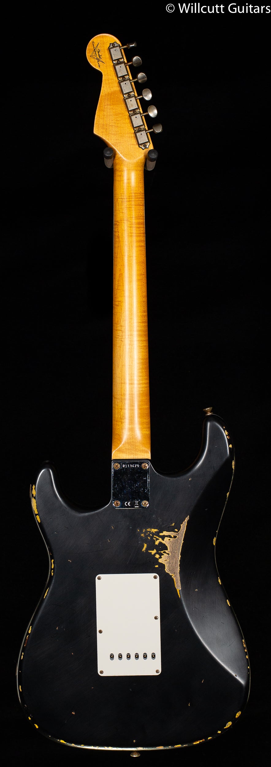 Fender Custom Shop Willcutt True &#39;62 Stratocaster Journeyman Relic Black over 3TS &#39;59 C