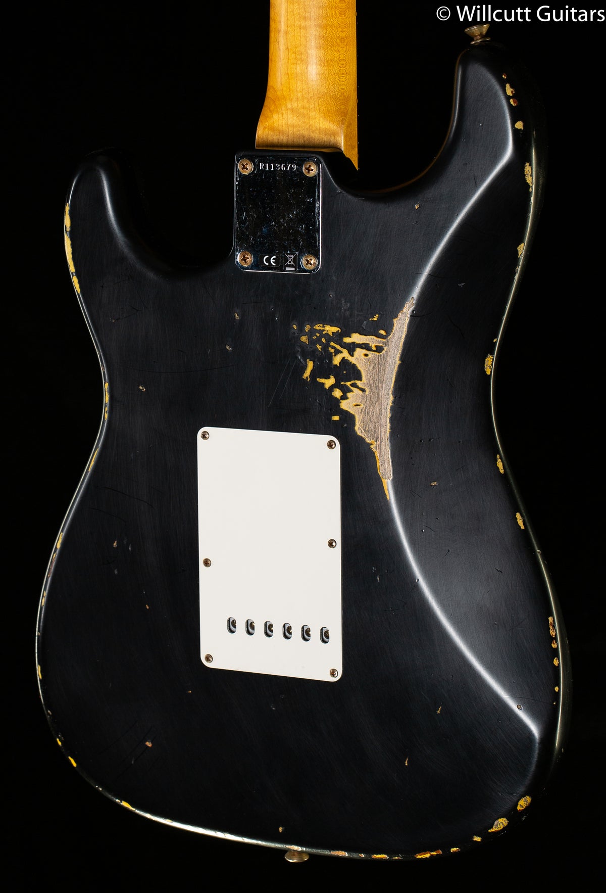 Fender Custom Shop Willcutt True &#39;62 Stratocaster Journeyman Relic Black over 3TS &#39;59 C