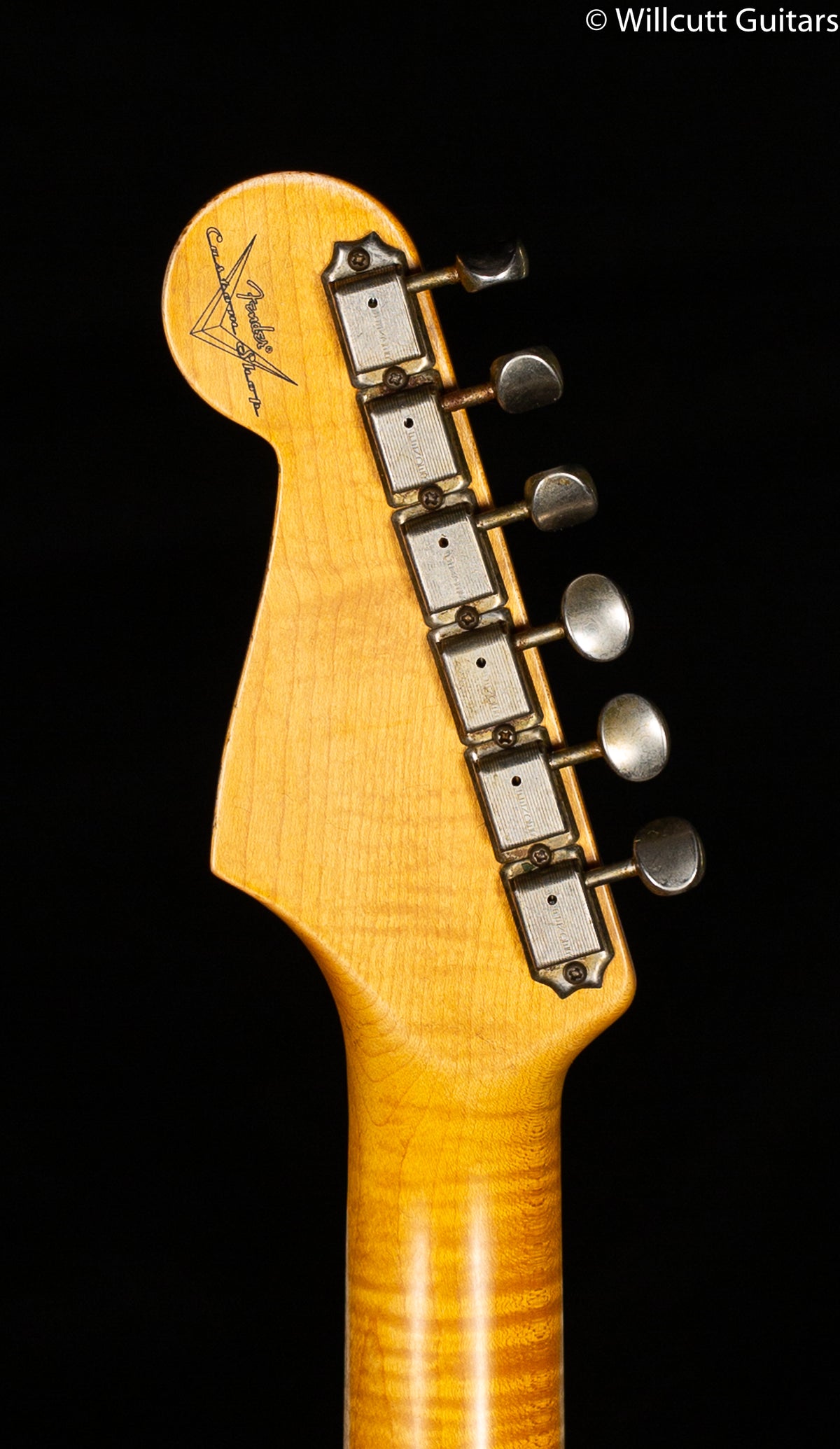 Fender Custom Shop Willcutt True &#39;62 Stratocaster Journeyman Relic Black over 3TS &#39;59 C