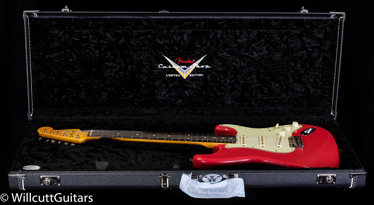 Fender Custom Shop Willcutt True &#39;62 Stratocaster Journeyman Relic Fiesta Red 60s Oval C