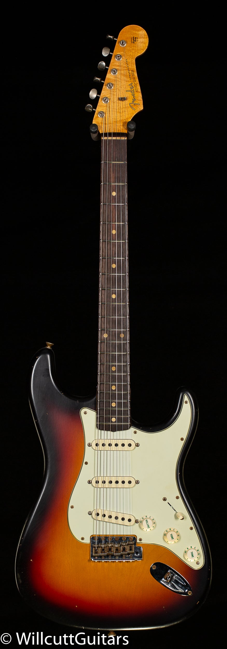Fender Custom Shop Willcutt True &#39;62 Stratocaster Journeyman Relic 3-Tone Sunburst 60s Oval C