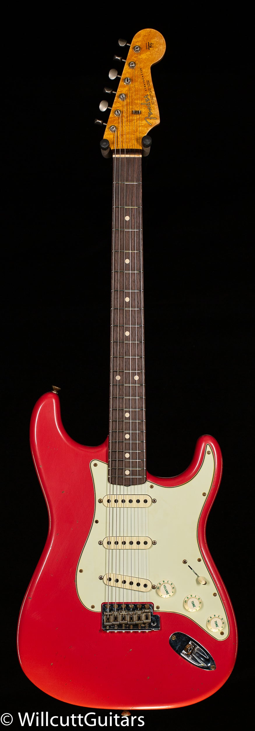 Fender Custom Shop Willcutt True &#39;62 Stratocaster Journeyman Relic Fiesta Red &#39;57 V