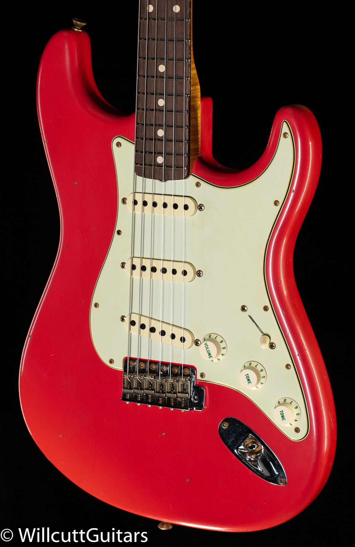 Fender Custom Shop Willcutt True &#39;62 Stratocaster Journeyman Relic Fiesta Red &#39;57 V