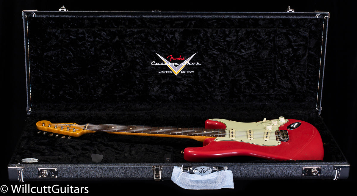 Fender Custom Shop Willcutt True &#39;62 Stratocaster Journeyman Relic Fiesta Red &#39;57 V