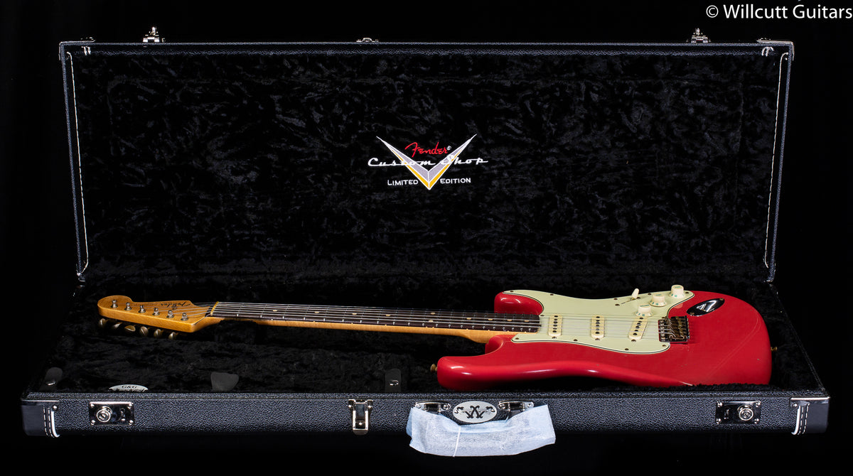 Fender Custom Shop Willcutt True &#39;62 Stratocaster Journeyman Relic Fiesta Red 60s Oval C
