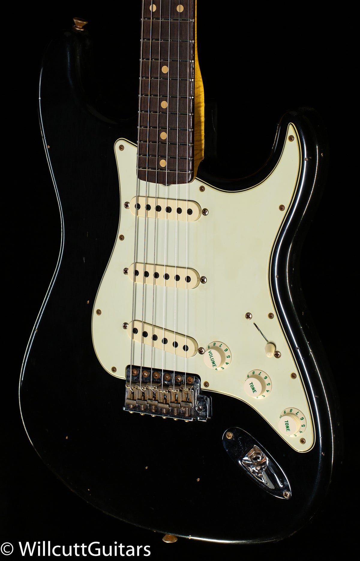 Fender Custom Shop Willcutt True &#39;62 Stratocaster Journeyman Relic Black 59 C