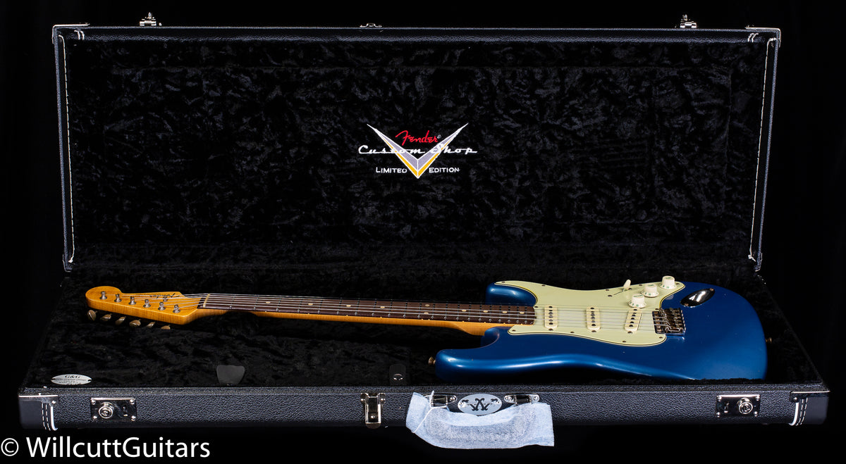 Fender Custom Shop Willcutt True &#39;62 Stratocaster Journeyman Relic Lake Placid Blue 60s Oval C