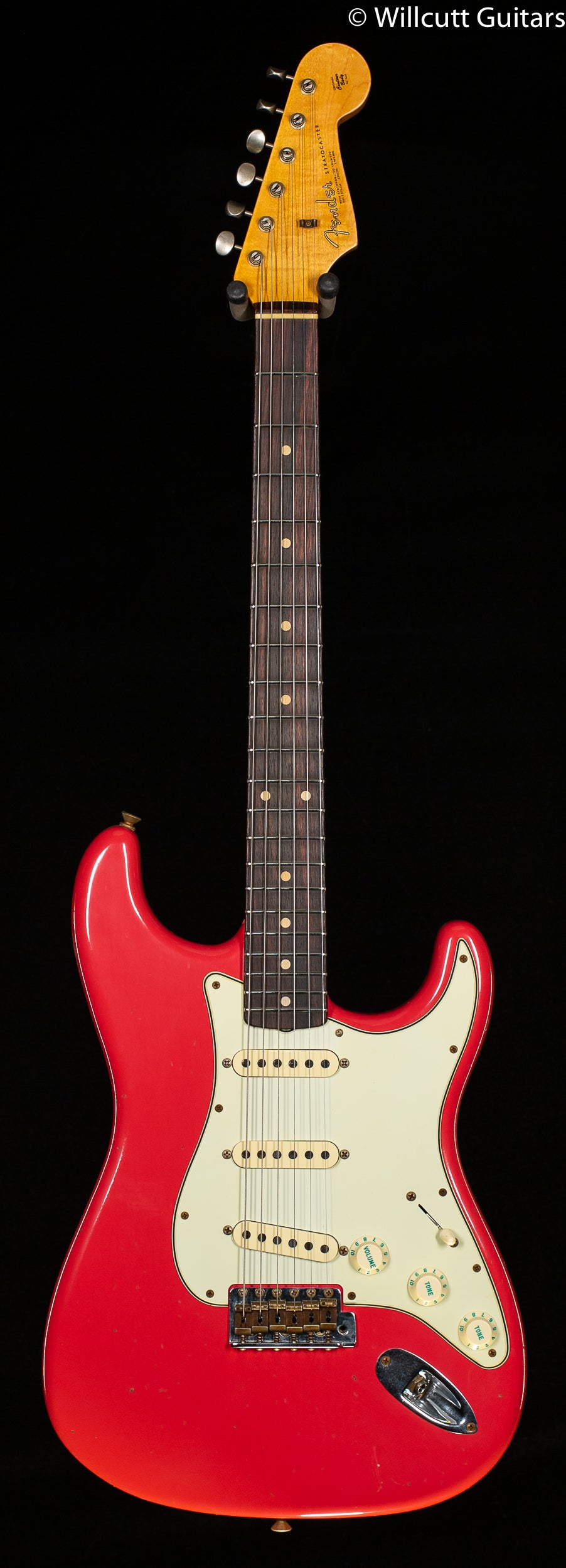 Fender Custom Shop Willcutt True &#39;62 Stratocaster Journeyman Relic Fiesta Red 60s Oval C