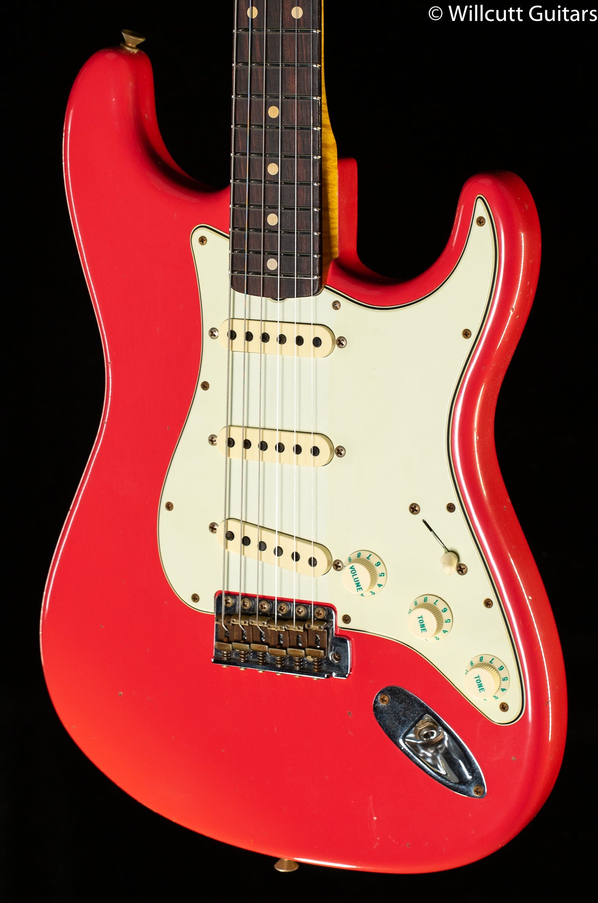 Fender Custom Shop Willcutt True &#39;62 Stratocaster Journeyman Relic Fiesta Red 60s Oval C