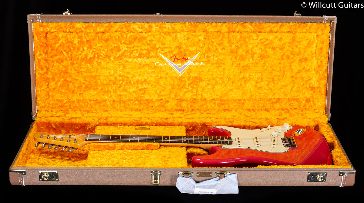 Fender Custom Shop Willcutt True &#39;62 Stratocaster Journeyman Relic Fiesta Red 60s Oval C