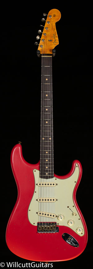 Fender Custom Shop Willcutt True '62 Stratocaster Journeyman Relic Fiesta Red Josephina Handwound 57 Soft V