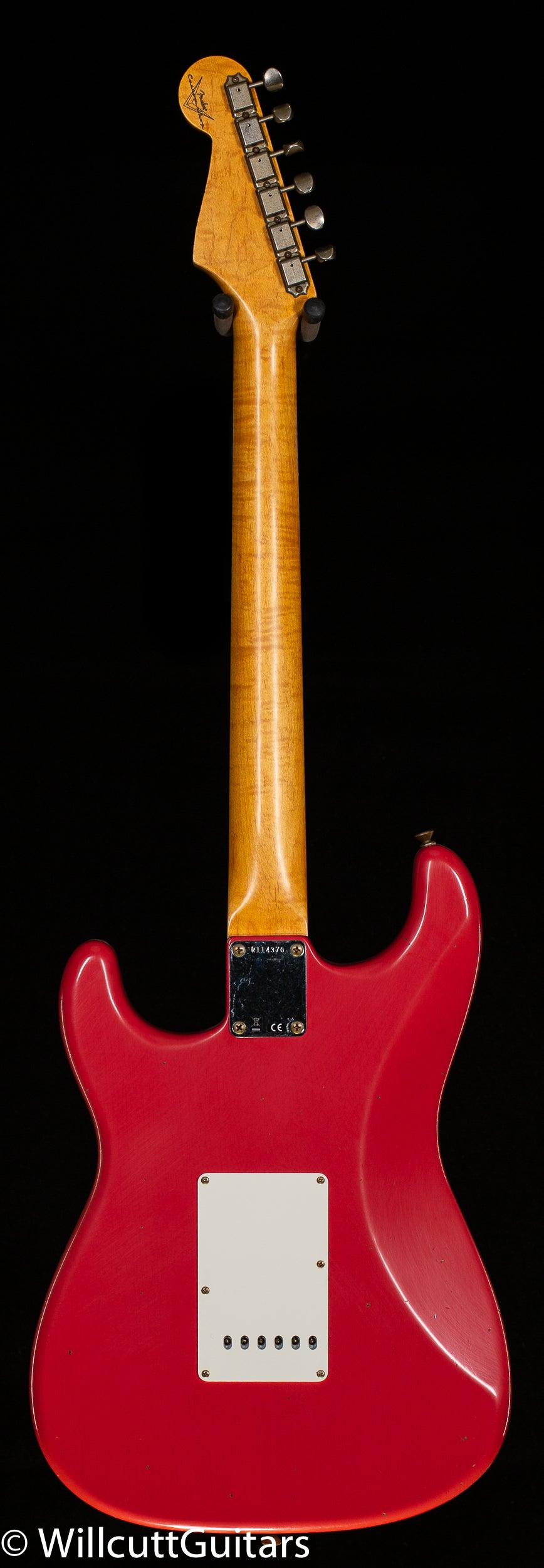 Fender Custom Shop Willcutt True &#39;62 Stratocaster Journeyman Relic Fiesta Red Josephina Handwound 57 Soft V