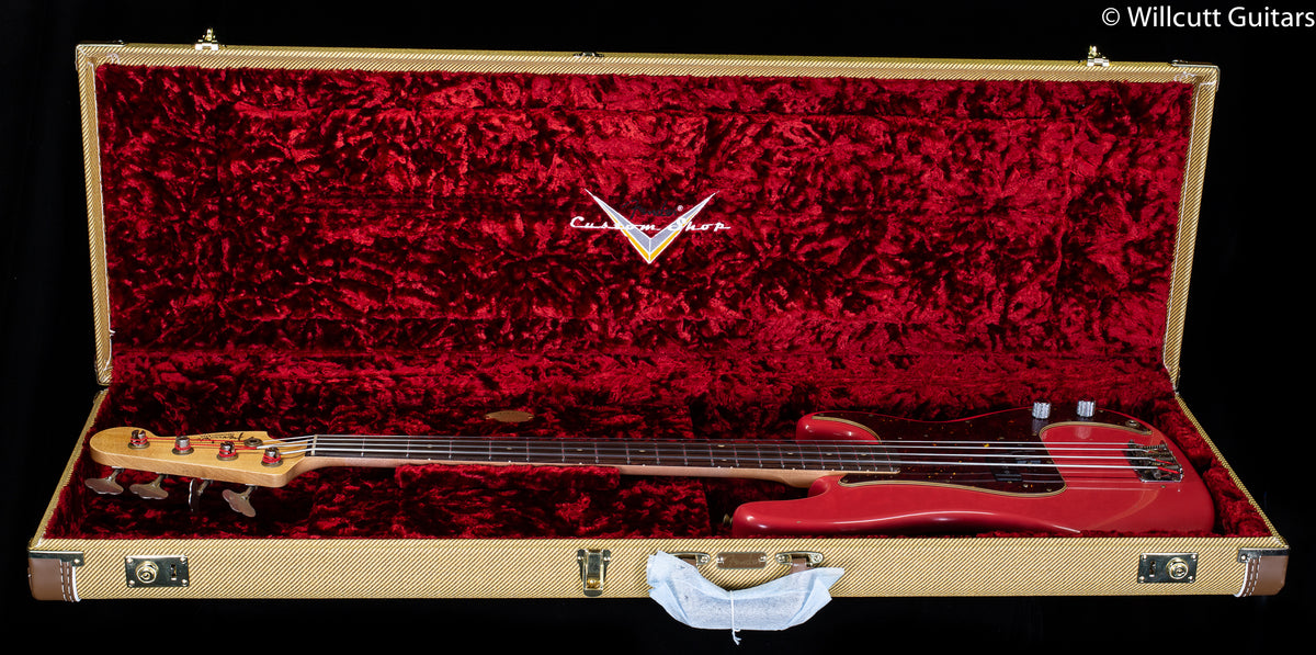 Fender Custom Shop Pino Palladino Signature Precision Bass Fiesta Red over Desert Sand