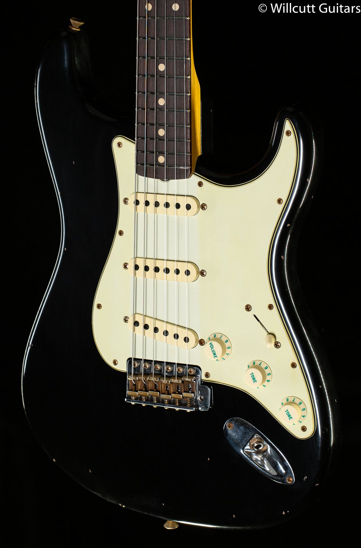 Fender Custom Shop Willcutt True &#39;62 Stratocaster Journeyman Relic Black 57 V
