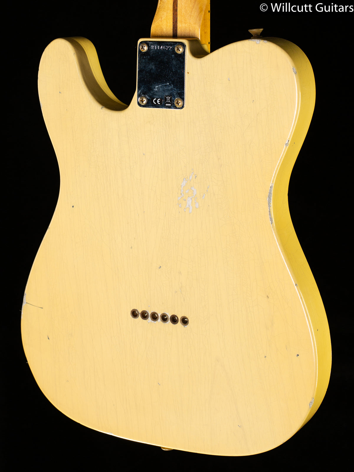 Fender Custom Shop 4/54 Blackguard Tele Blonde Willcutt Limited Original Neck Carve