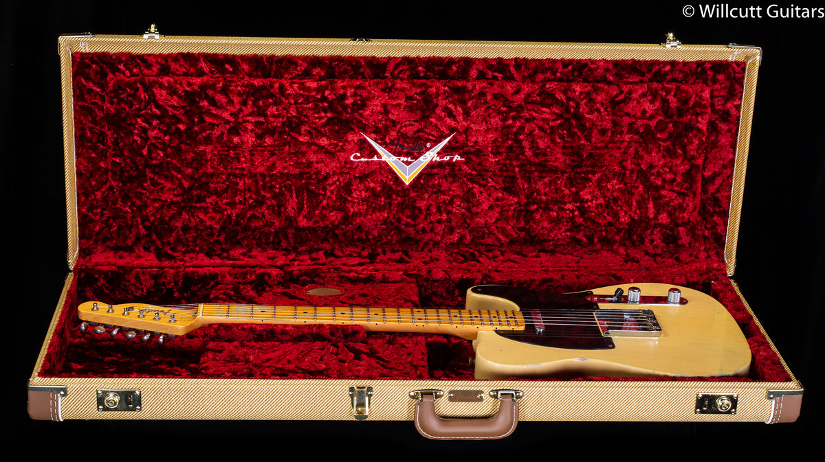 Fender Custom Shop 4/54 Blackguard Tele Blonde Willcutt Limited Original Neck Carve