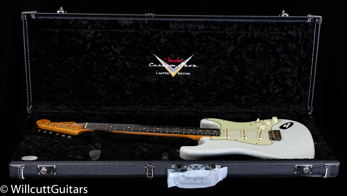 Fender Custom Shop Willcutt True '62 Stratocaster Journeyman Relic Olympic White 59 C