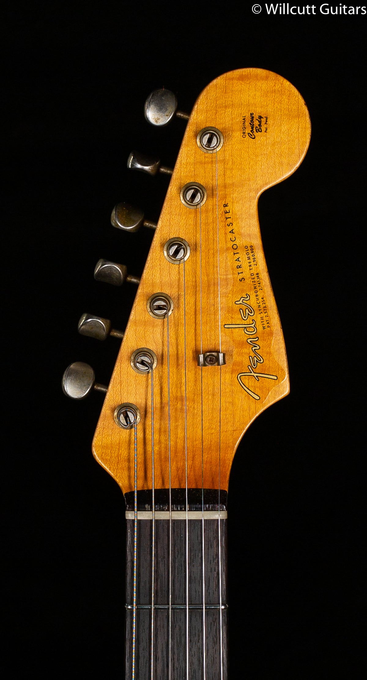 Fender Custom Shop Willcutt True &#39;62 Stratocaster Journeyman Relic Black 60s Oval C