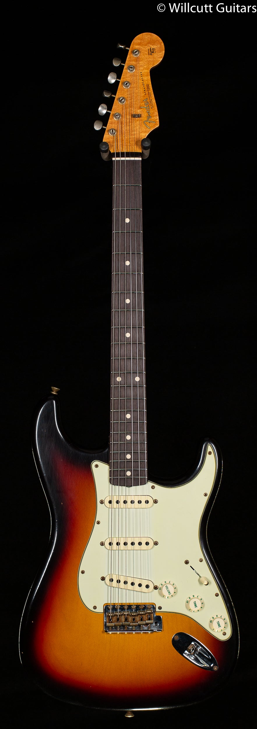 Fender Custom Shop Willcutt True &#39;62 Stratocaster Journeyman Relic 3-Tone Sunburst 60s Oval C