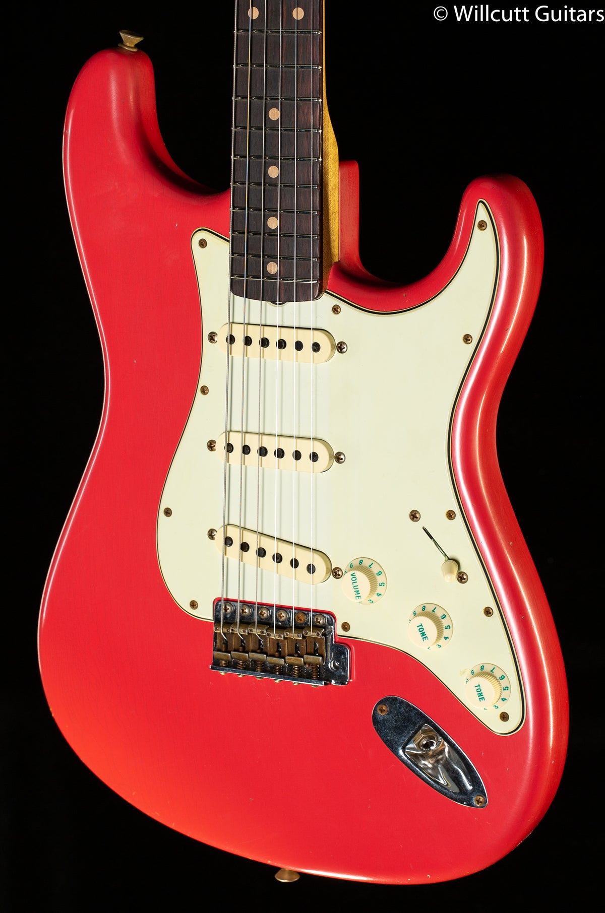 Fender Custom Shop Willcutt True &#39;62 Stratocaster Journeyman Relic Fiesta Red &#39;59 C
