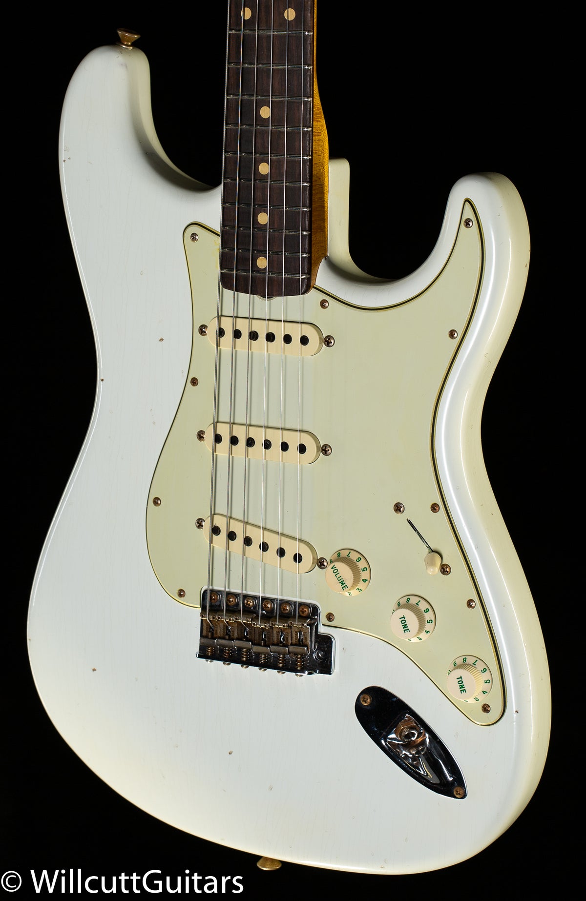 Fender Custom Shop Willcutt True &#39;62 Stratocaster Journeyman Relic Olympic White 60s Oval C