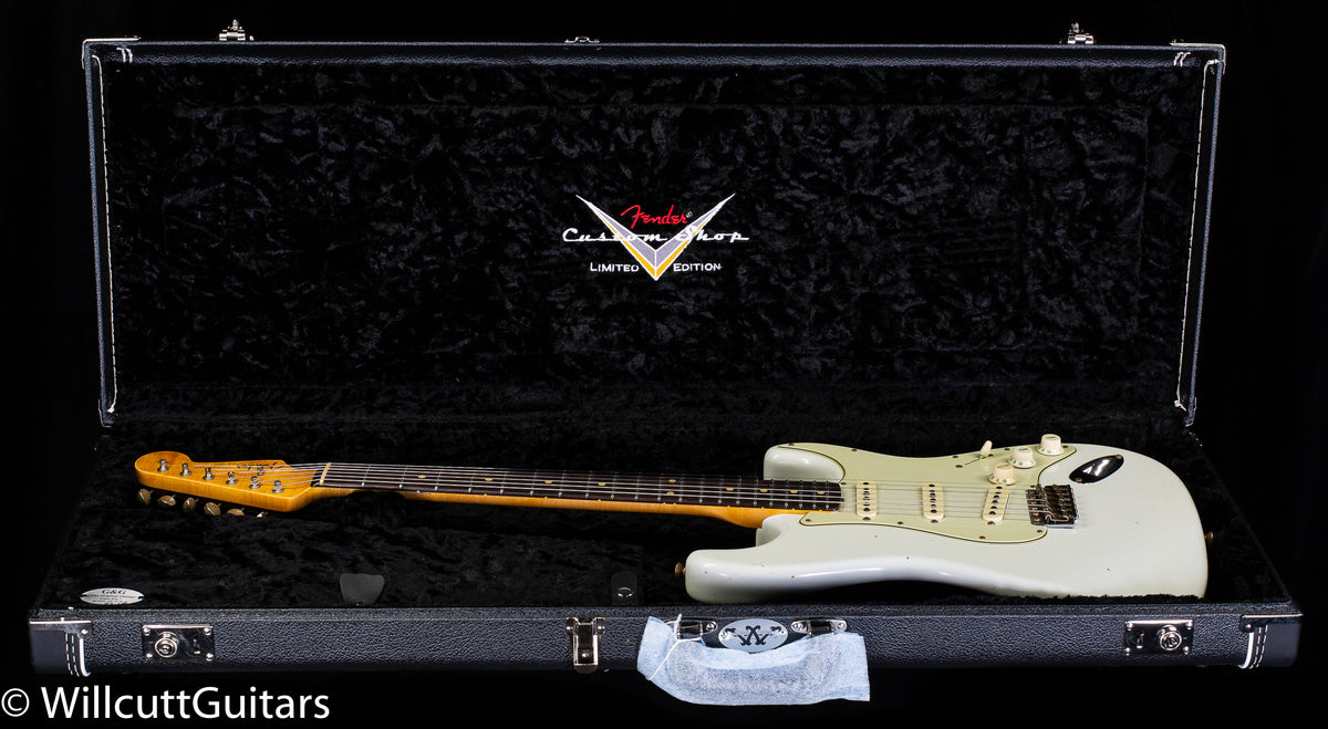 Fender Custom Shop Willcutt True &#39;62 Stratocaster Journeyman Relic Olympic White 60s Oval C