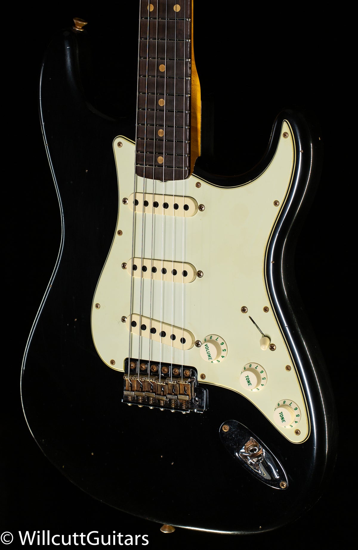Fender Custom Shop Willcutt True &#39;62 Stratocaster Journeyman Relic Black 57 V