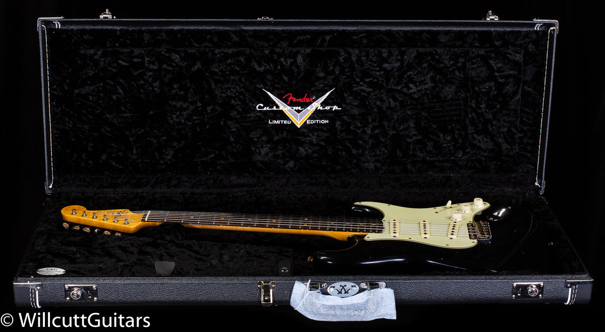 Fender Custom Shop Willcutt True &#39;62 Stratocaster Journeyman Relic Black 57 V