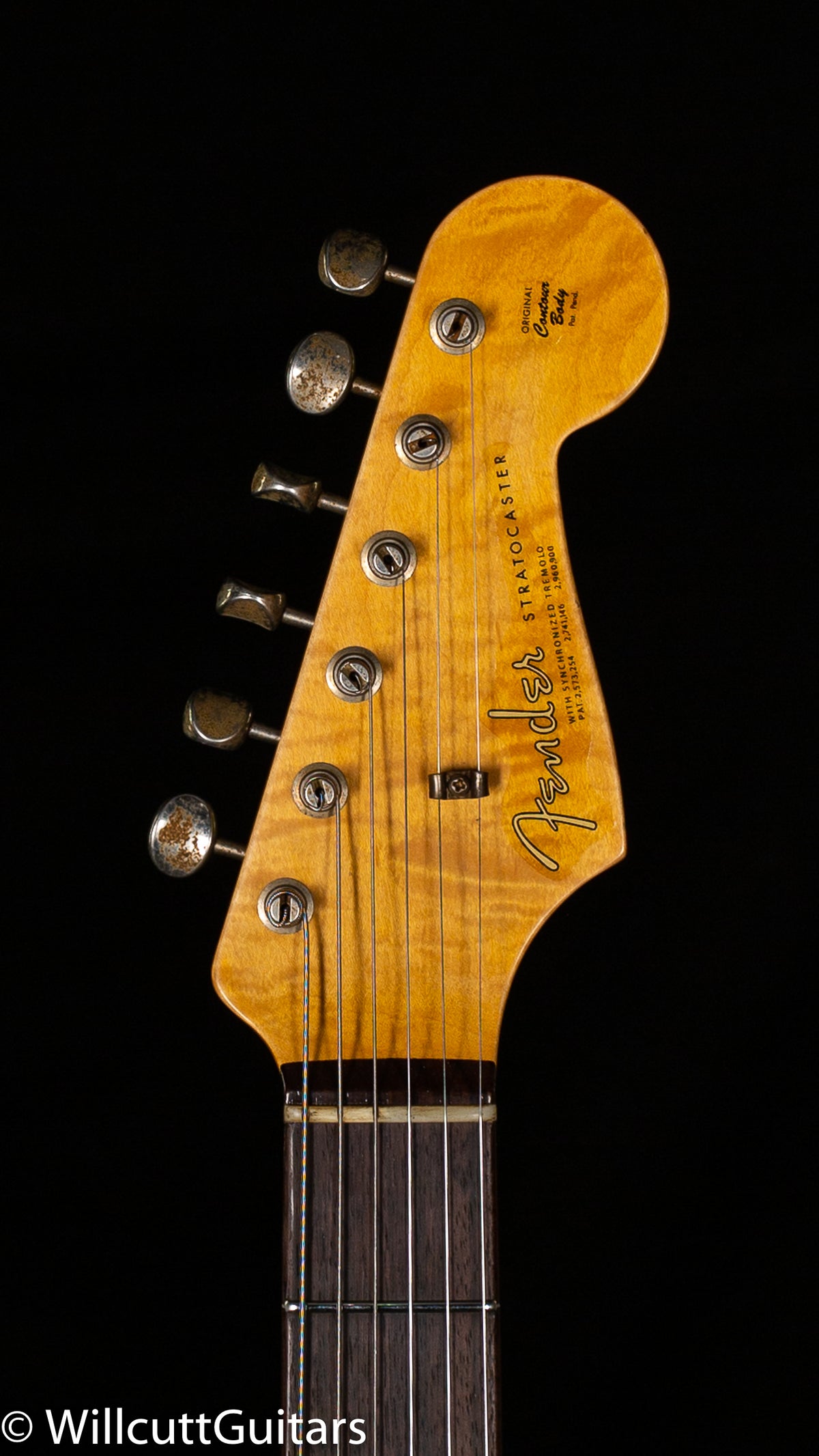 Fender Custom Shop Willcutt True &#39;62 Stratocaster Journeyman Relic Black Large C